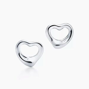 Tiffany earrings silver heart Elsa Peretti